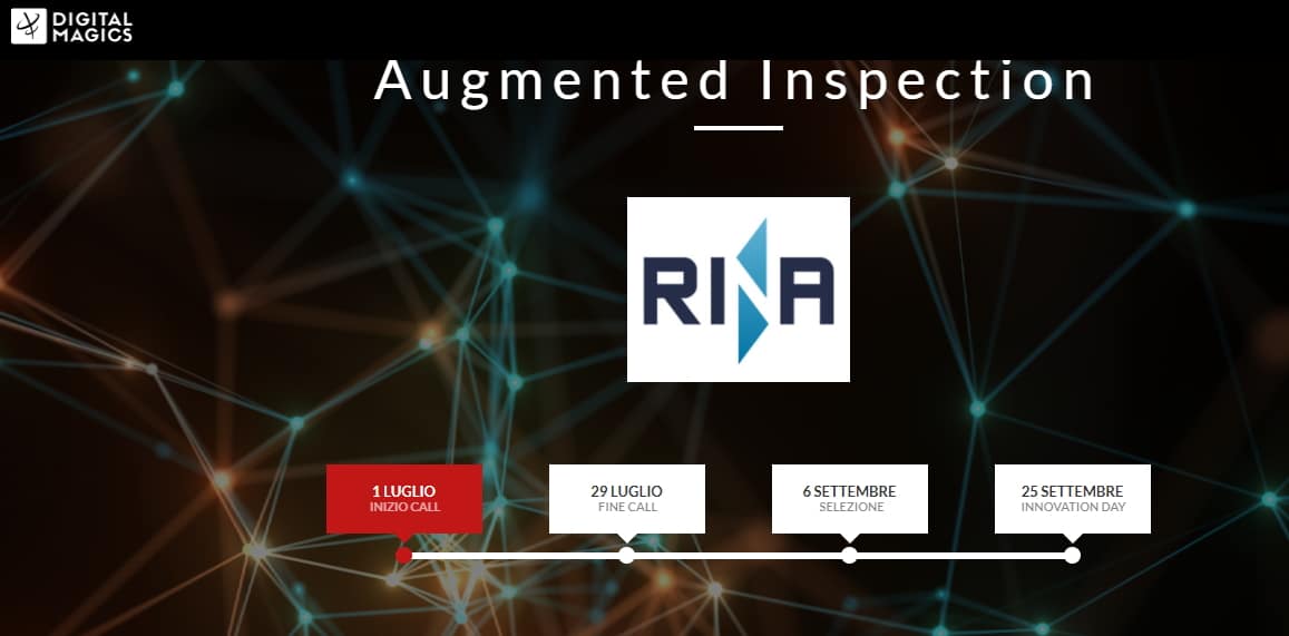 Rina e Digital Magics lanciano la call Augmented Inspection per PMI e startup innovative
