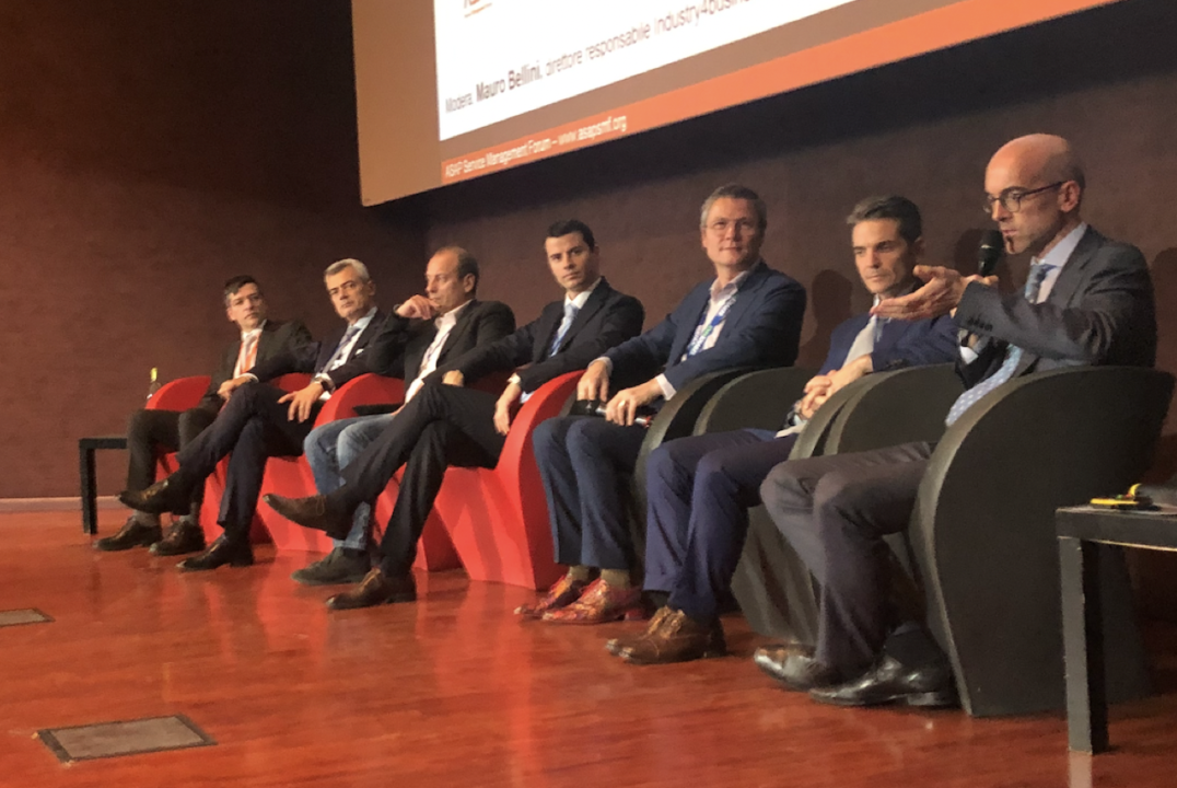 Servitization goes digital, i protagonisti: Nicola Saccani, Michele Federici, Alessandro De Gregorio, Francesco Gallo, Coen Jeukens, Giovanni Cogotzi, Stefano Butti